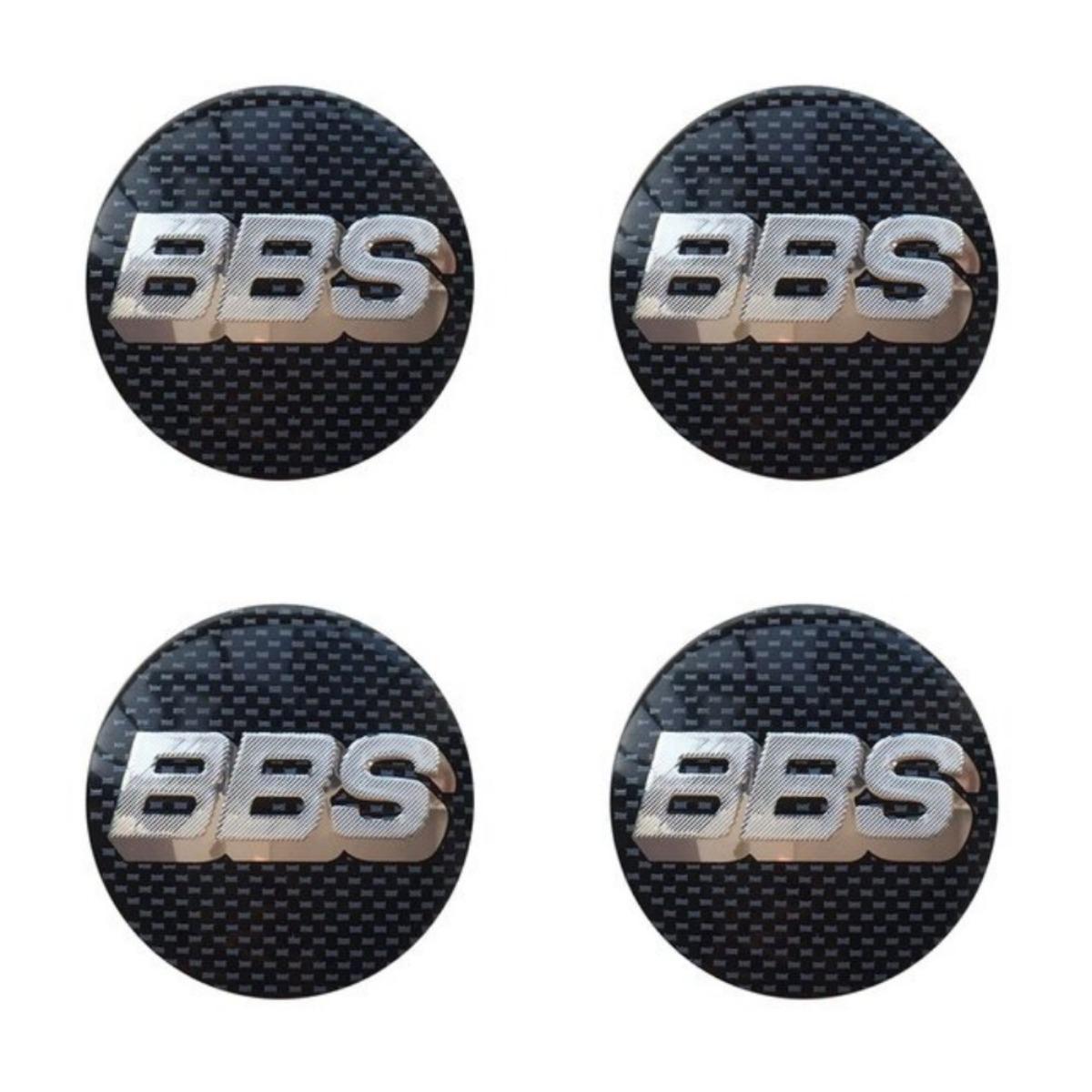 4 Stück 56mm 60mm 65mm 70mm 80mm BBS Logo Autoaufkleber für Auto Radnabendeckel Emblem Felge Nabenkappe Abzeichen Styling Zubehör 56mm Grid Black&Silver