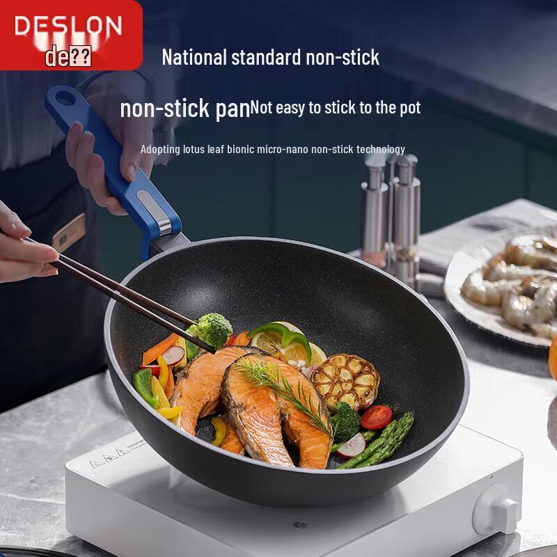 DESLON Blue Shark Non-stick Wok