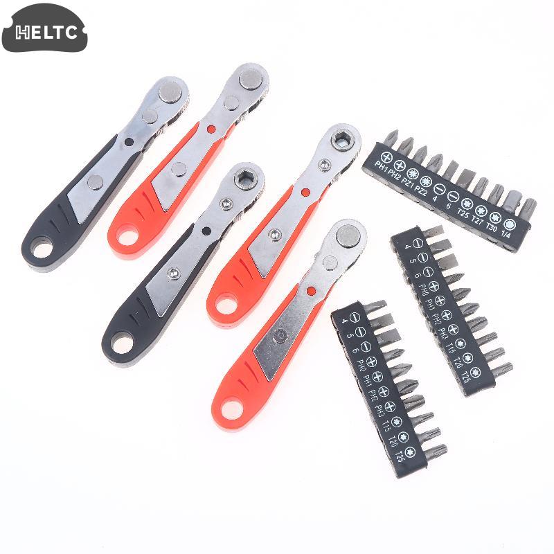 1 Stück Mini-Steckschlüsselschlüssel aus Kunststoff Ratsche Schnellratsche Ratschendreher Multifunktionaler Ratschendreher DIY Reparatur Handwerkzeuge