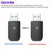 Wireless Usb Bluetooth-compatible 5.0 Audio Receiver Transmitter 2-in-1 Car Bluetooth-compatible