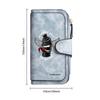 Street Art Printed Long Wallet for Men Women Casual Portable Card Holder Fashion Purse