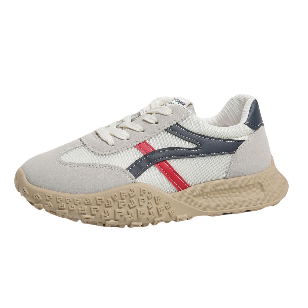 2025 New Spring and Summer Mesh Shoes Breathable Casual Sports Shoes Women's Running Light Forrest Gump Shoes Little White Shoes Ins Tide