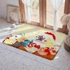 C Cardcaptor S Sakura Cartoon Floor Mat Eco  Flannel Doormat Non Slip Odorless Indoor Floor Rug Soft Short Plush Home Mat
