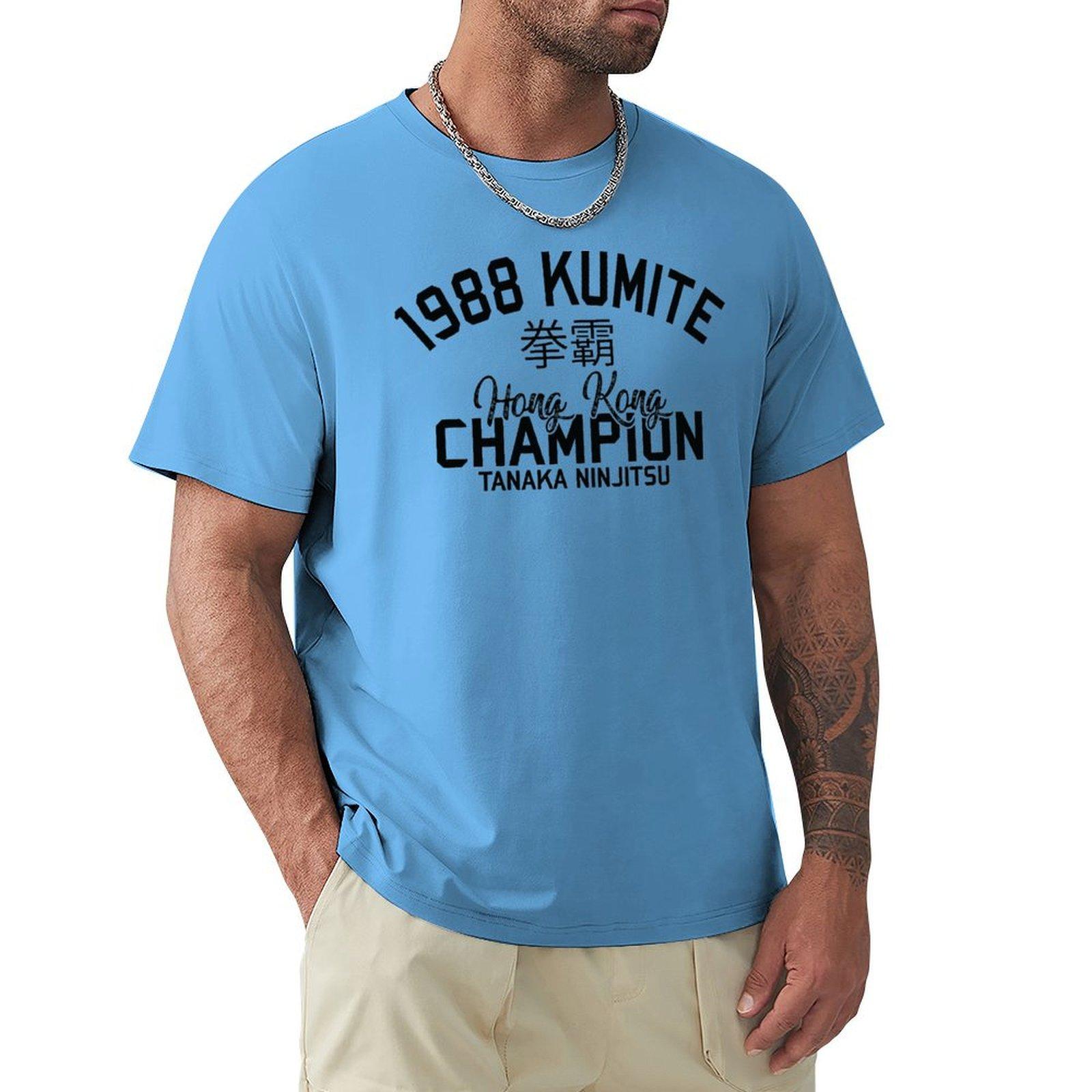 88 Kumite Champion BLACK T-Shirt blanks boys whites mens t shirts casual stylish S