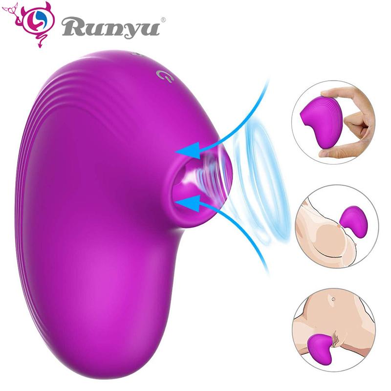 Sací vibrátor Clit Odsávačka bradavek pro ženy RUNYU Stimulátor klitorisu Pussy Orální výstřik Etotické sexuální hračky pro dospělé páry