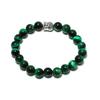 Natural Malachite Gemstone Handmade 925 Sterling Silver Bracelet 7-8" ASB-3036