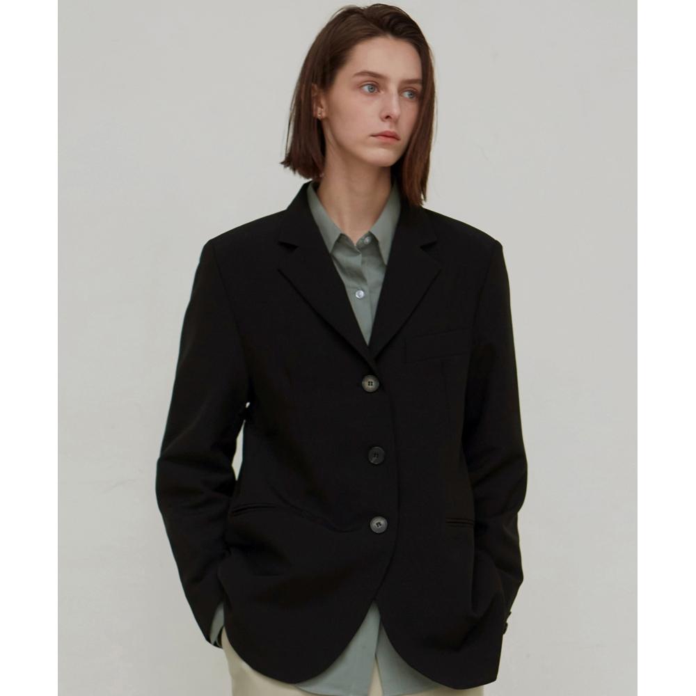 

NICKNICOLE ESSENTIAL SINGLE BLAZERBLACK