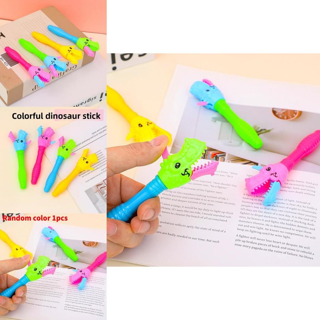 Creative Dinosaur Bite Hand Toy With Plastic Play Set For Childrens Pretend Play Gift