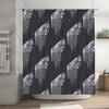 Elegant Horse Shower Curtain Black And White Equestrian Art Bathroom Decor Stallion Print Washroom Curtains Modern Farmhouse Sty