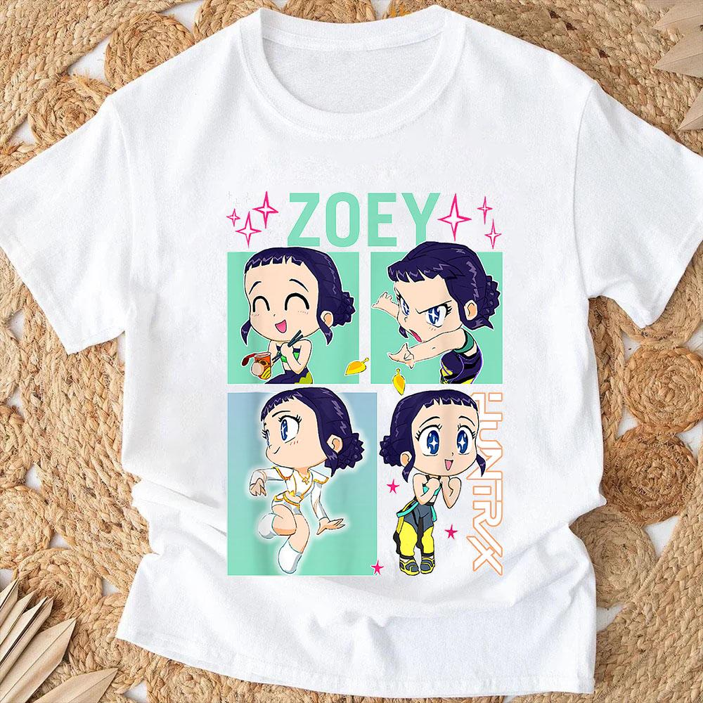 Anime Kpop Demon Hunters Kids T-shirts Children's Clothing 2025 New Summer Casual Boys Girls Short Sleeve Tops