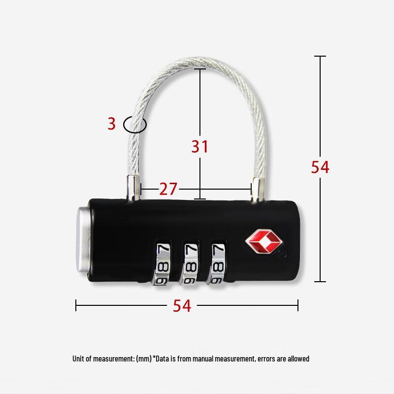 TSA Travel Luggage Padlock
