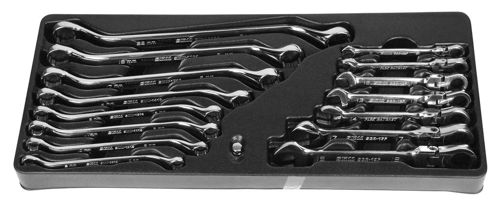 SK11 Maintenance Tool Set 133 Pieces Red Compatible with Various Maintenance (SK11) SST-16133RE