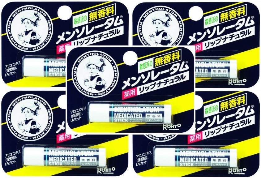 

Rohto Mentholatum Лечебный бальзам для губ Натуральный x 5 4,5 г