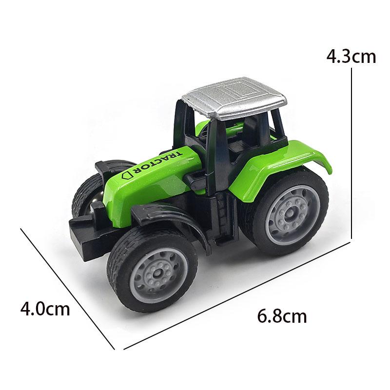1 Stück Legierung+PVC Traktoren Modelle Spielzeug mini 7CM Landwirtschaftliche Fahrzeuge Dekorationen Sammlung Ornamente Puppen