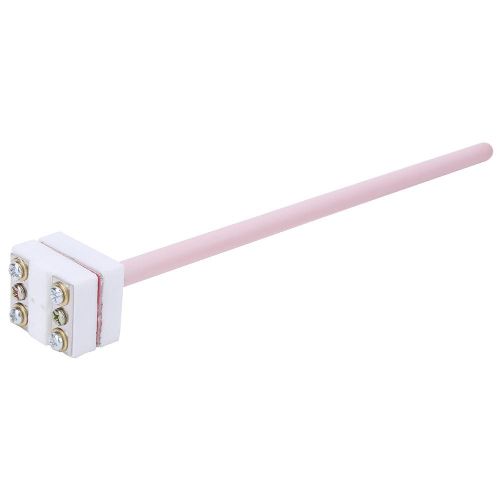 

2Pcs Thermocouple Sensor Probe Heads S Type Platinum Rhodium Corundum Protective Tube WRP 100(L=300mm )