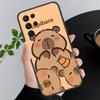 Cartoon Cute Capybara Phone Case For Samsung A55 A16 A56 A36 A35 A15 A53 A54 A33 A34 A25 A05S A52 A52S A14 A24 A26 A71