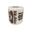 Funny Birthday Toilet Paper with Poop Design for Ages 18-60