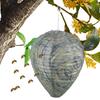 28x22cm Hanging Wasp Nest Decoy Garden Decorative Wasp Nest Outdoor Fake Wasp Nest Wasp Deterrent Lantern Yard Garden Supplies