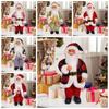 Creative Santa Claus Figure 3D Christmas Decorations Portable Standing Santa Doll  Christmas Gifts