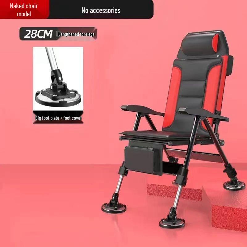 Ultraleichter faltbarer Anglerstuhl mit Rückenlehne - Multifunktional & Geländetauglich