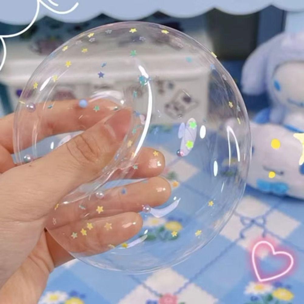 Transparent Blowing Bubble Full Set Reusable Nano Tape Crafts Nano Tape Toys School Supplies