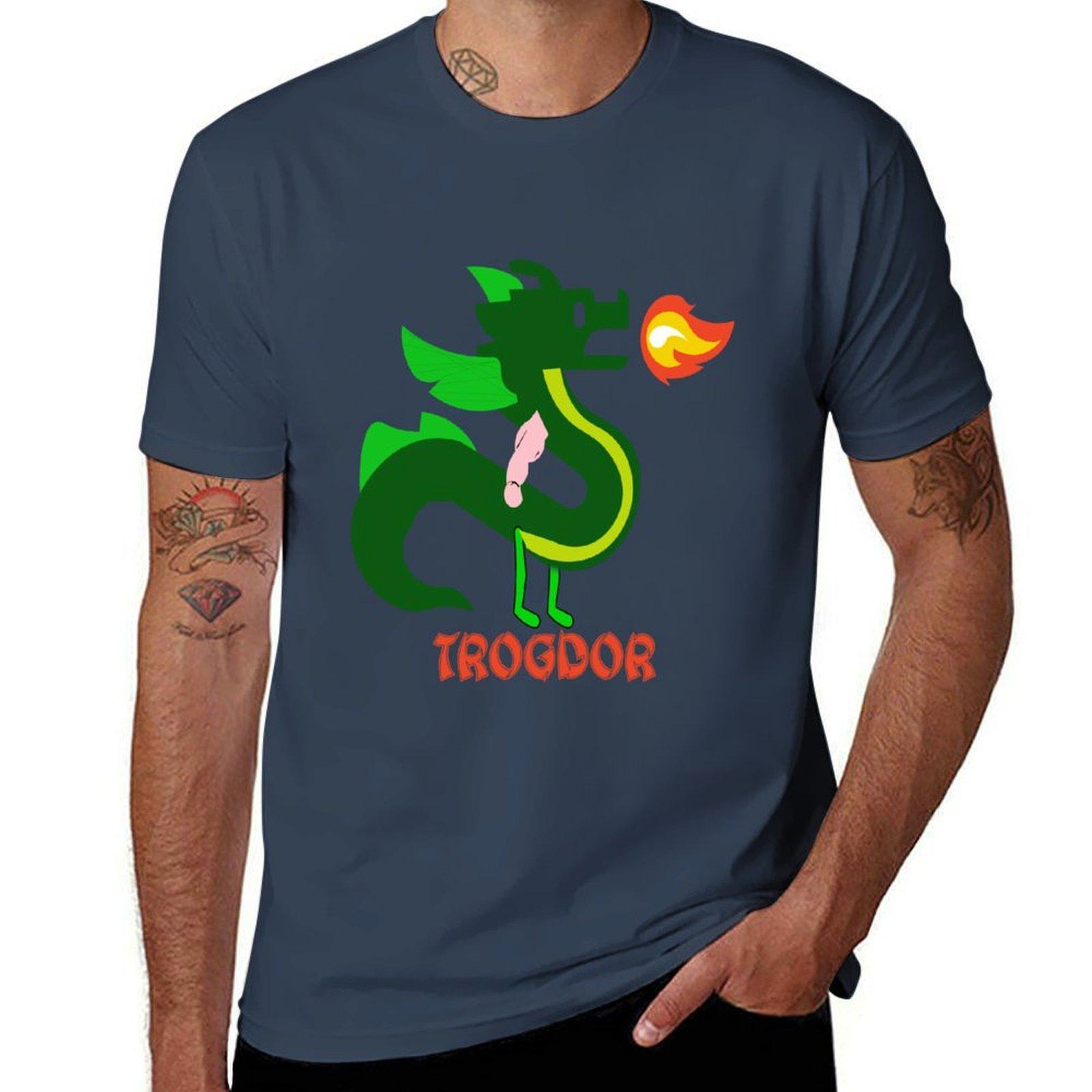 Trogdor Tshirt Plus Size Outdoor Casual Top S