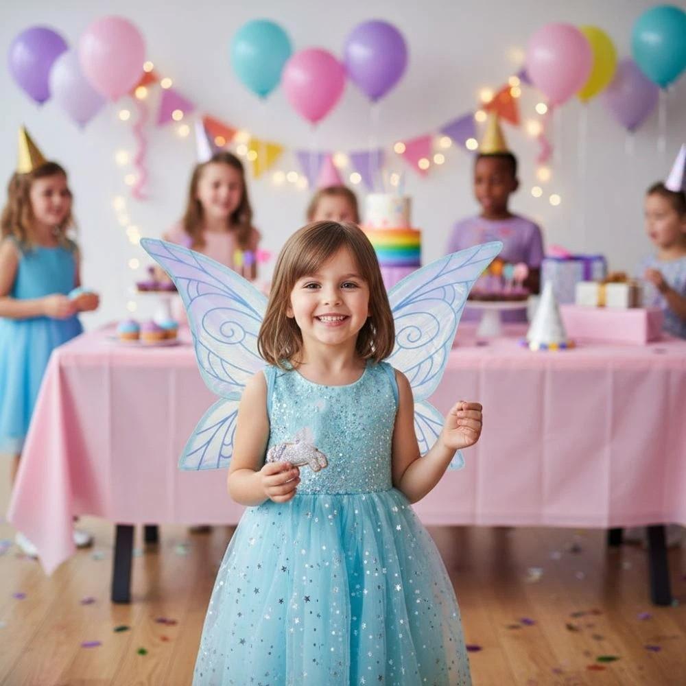 Sparkly Gradient Fairy Butterfly Wings Organza Cosplay Wings Elf Wings  Photography Props