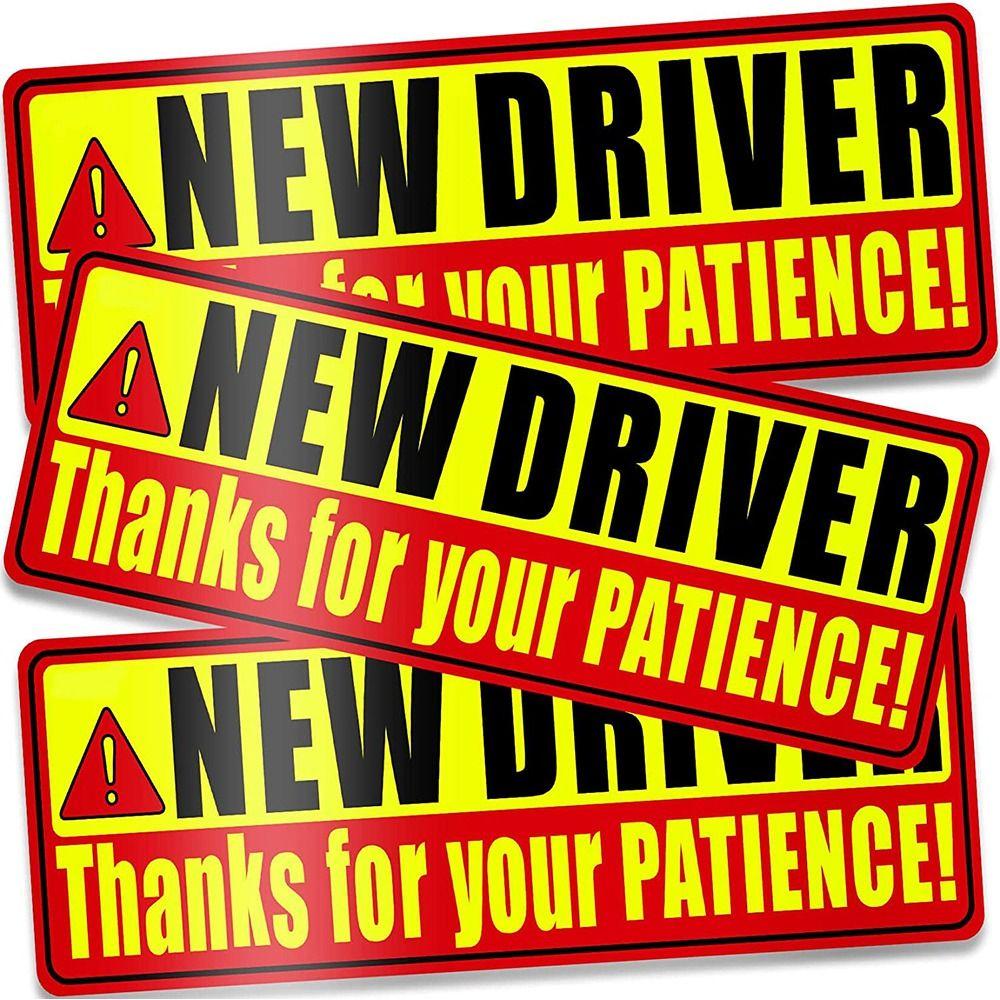 Student Driver Student Driver Magnets Stickers Driver Bumper Magnets  Beginners Practicing