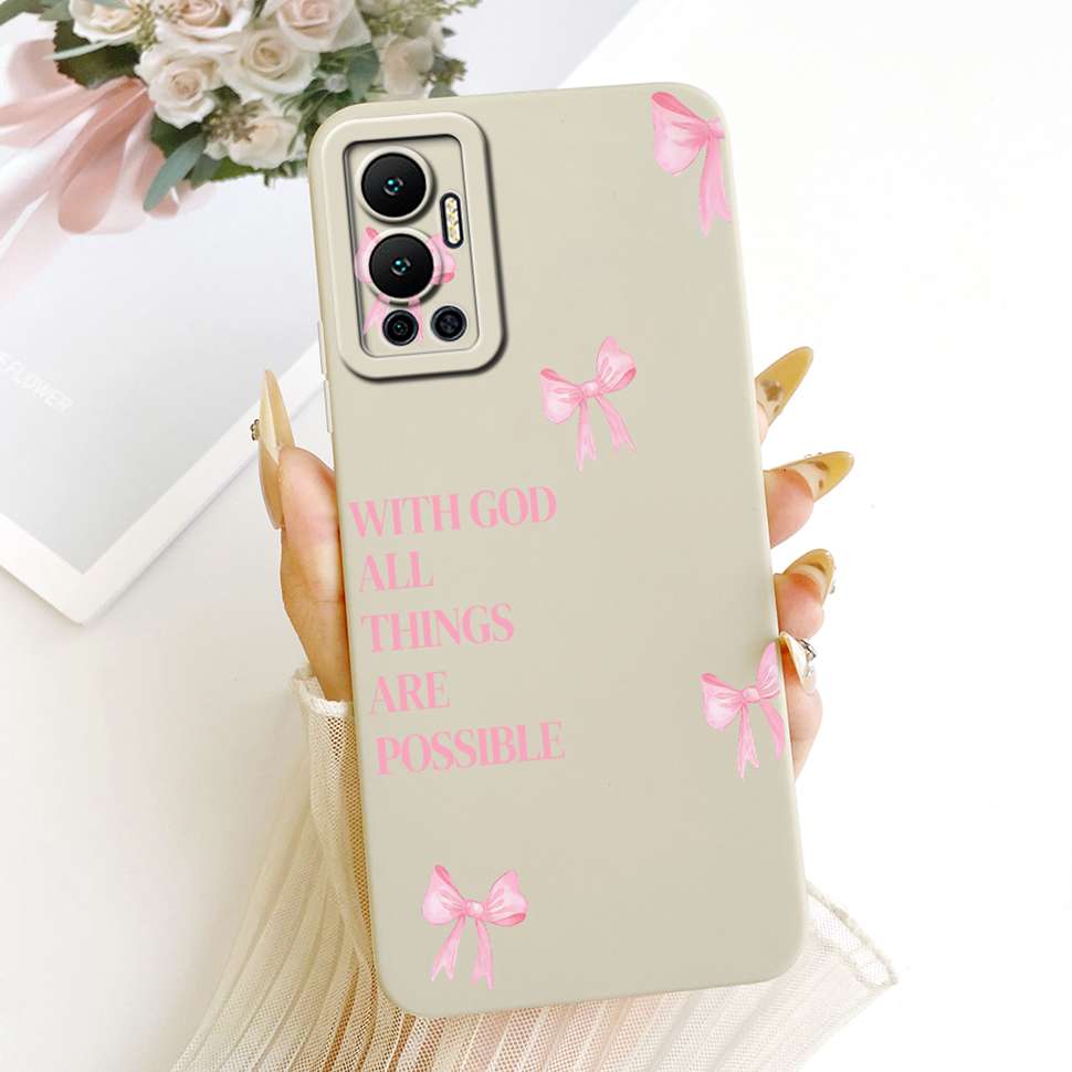 

For Infinix Hot 12 X6817 X6817B Case Simple Fashion Print Silicone Back Cover For Infinix Hot12 Phone Cases Bumper Fundas Infinix Hot 12
