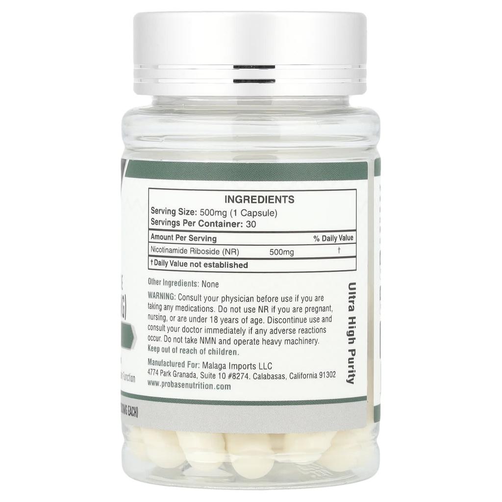 Nr, 500Mg, 30 Capsules