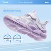 Anta Kids Mesh Breathable Shock Absorbing Wear Resistant Non-Slip Low Top Running Shoes Kids Running Shoes White Purple A322425509-1