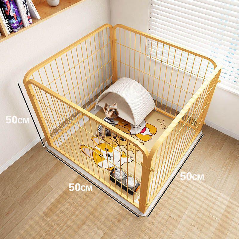 Indoor Dog Fence & Cage with Isolation Door for Medium & Large Dogs