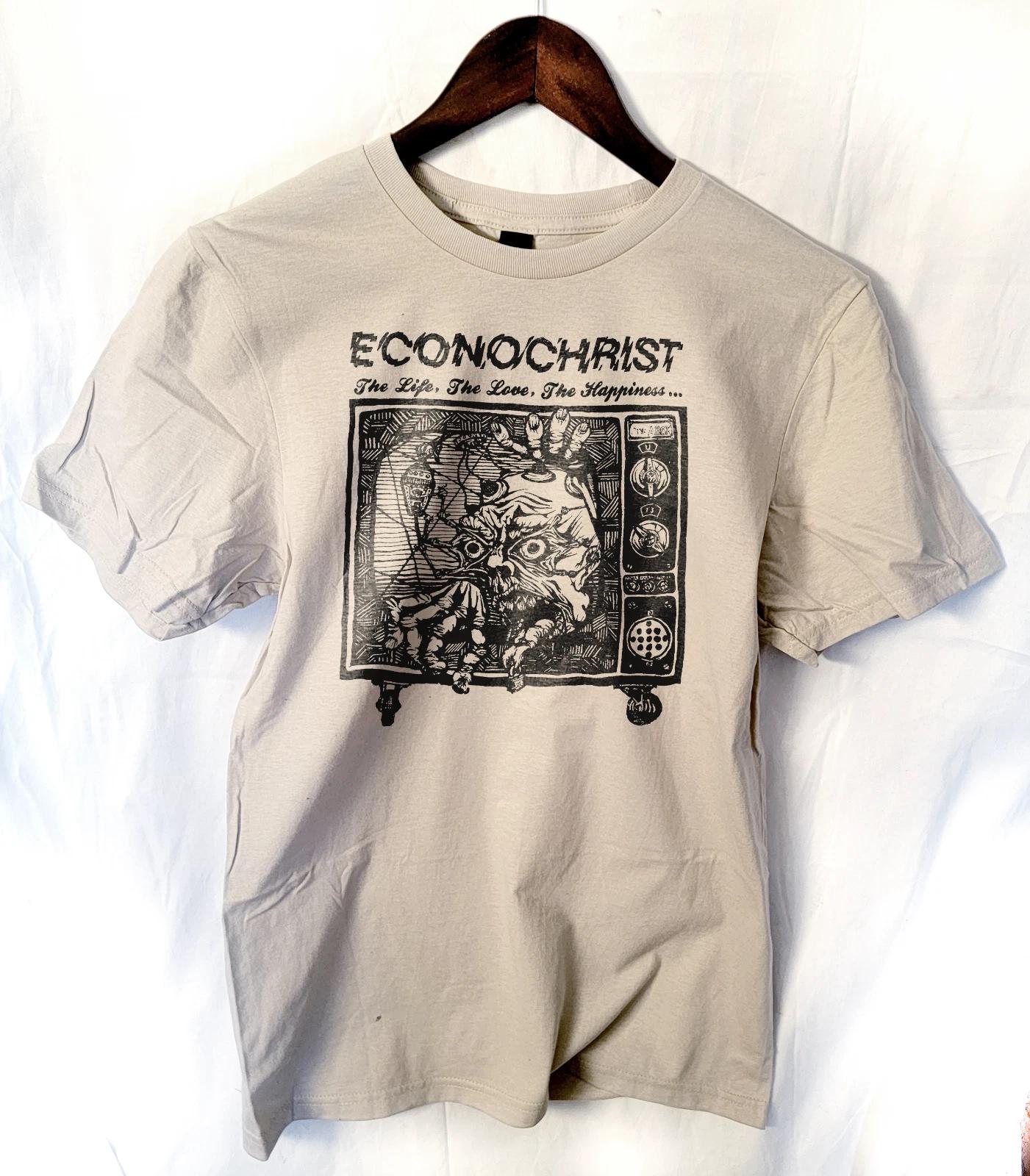 Econochrist band t T-Shirt punk hardcore S