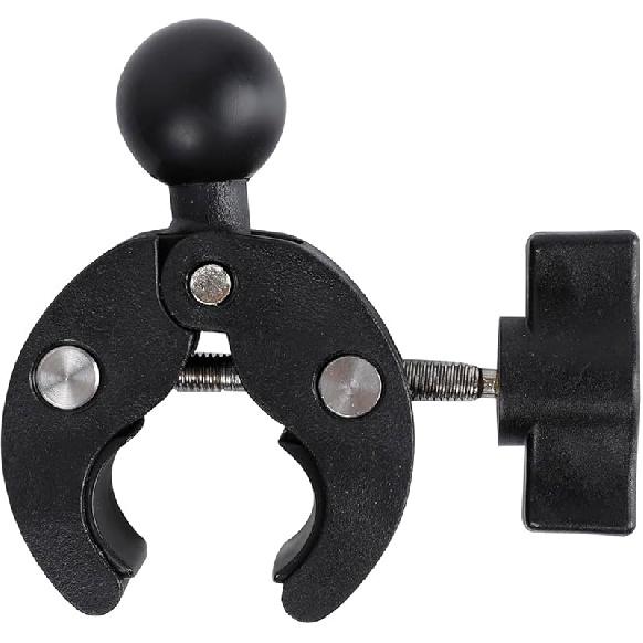 1  Ball Adapter for Handlebar Clamp Mount Base, Compatible with RAM Mounts B Size Double Socket Arm & Bike Motorcycle Phone Mount Holder Handlebar Clamp Base