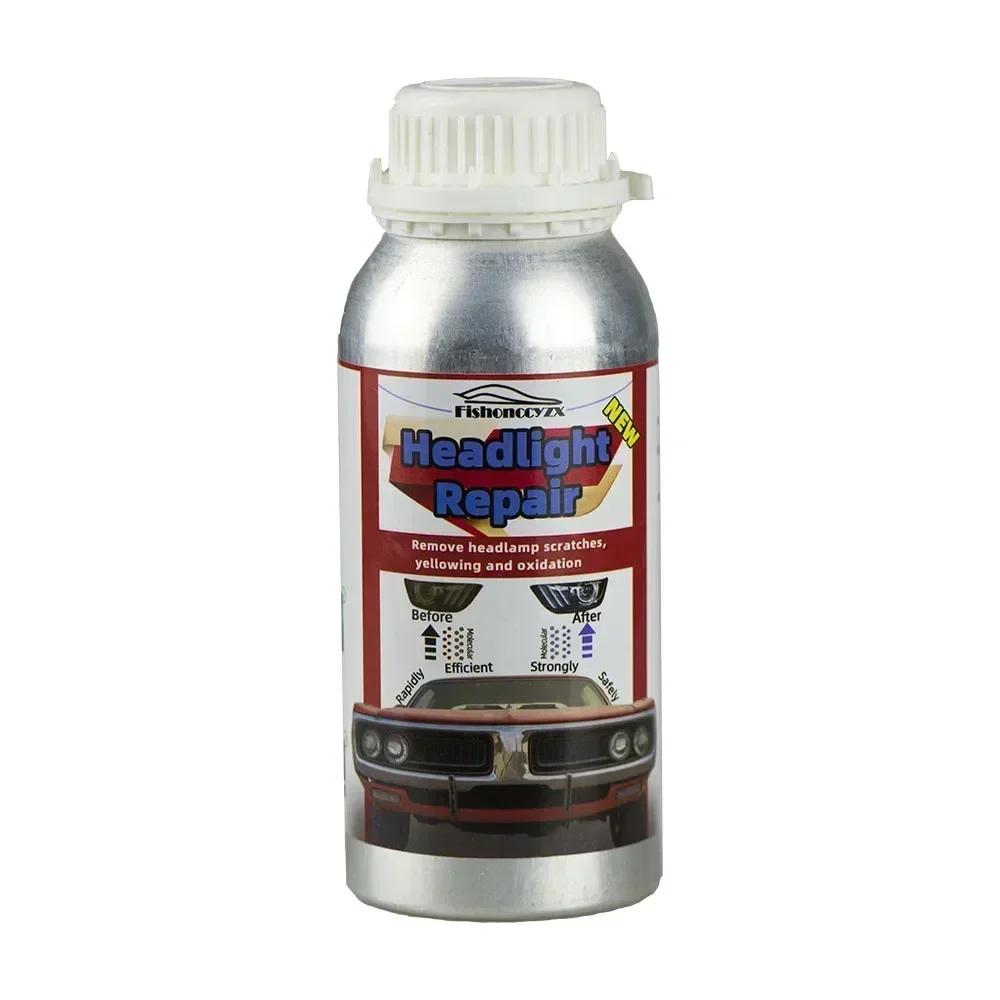 800ml Světlomety Tekutý Polymer Chemická Leštěnka na Světlomety Opravný Fluid Renovace Odstranění Škrábanců Leštění Sada na Světlomety