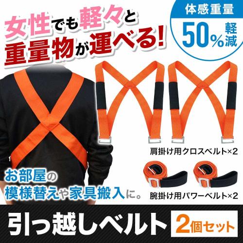 UPstore Moving Belts, Heavy Load Carrying Belts, Safety Belts, Carrying Belts, Set of 2, Moving Belts, Easily Transport Heavy Items, Reduces Perceived