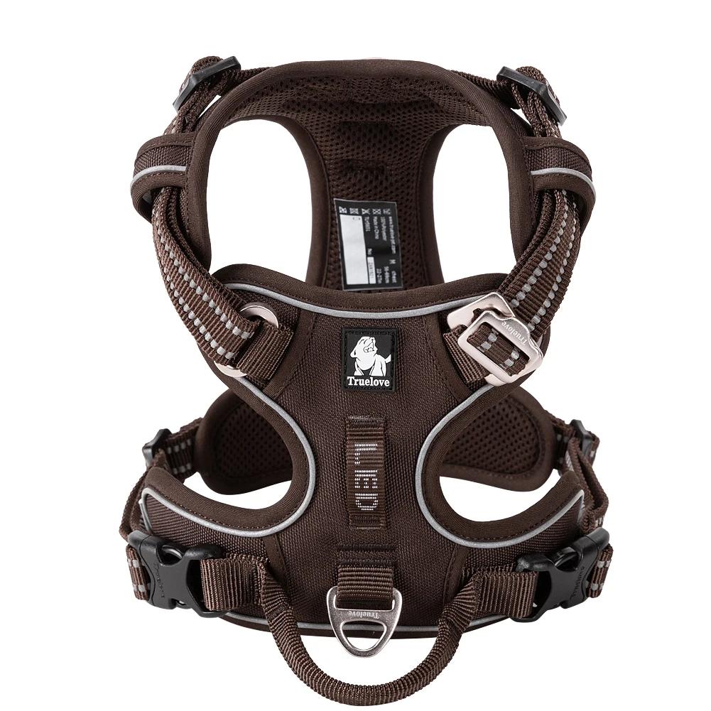 Pet Harness No Pull Nylon Reflective Dog Harness Adjustable Comfortable Control Step-In Brilliant Truelove Tlh5654