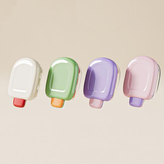 Food Grade Plastic Ice Maker with Sealed Lid Ice Cube Tray Storage Box Push Release Odorless Summer Cooling Ice Maker for Kitchen