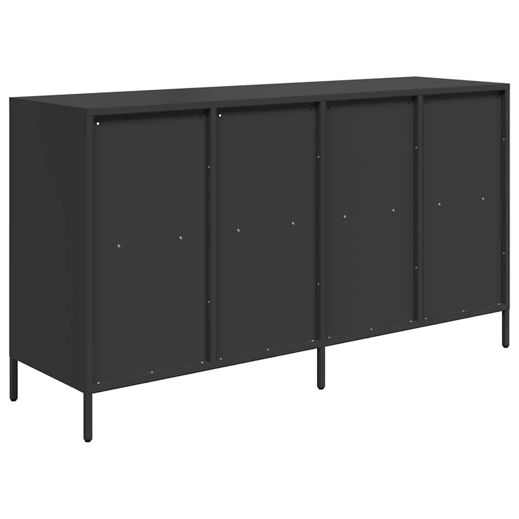 Sideboard Black 135 x 39 x 73.5 cm Cold Rolled Steel