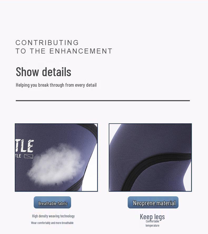 Professionele Sterkste Man Fitness Kniewarmers voor Powerlifting en Bodybuilding