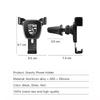 Suporte de Telefone para Carro ABS Gravidade Saída de Ar Suporte GPS Acessórios Para Porsche Panamera Taycan 911 718 Macan Cayenne Boxster Cayman 918