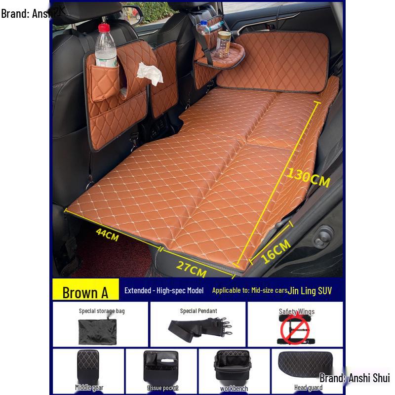 Foldable Car Rear Seat Sleeping Mattress for Travel