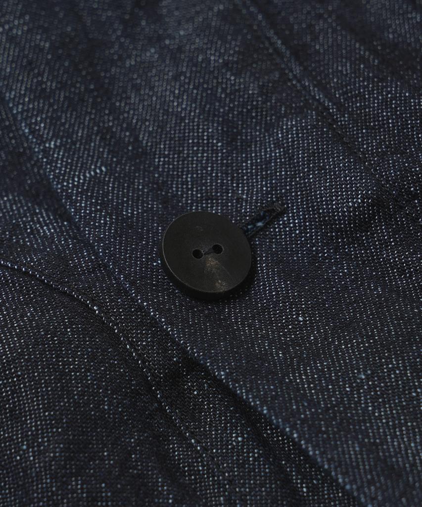 Frizmworks Linen Denim Trucker Durumagi _ Indigo