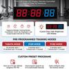 Gym Timer 15.75 Inch Large LED Display Remote Control Workout Interval Timer Supports Multiple Modes with Countdown Up