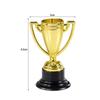 5Pcs Plastic Golden Mini Trophy Award Toys Prizes for Kids Birthday Party Favors Kindergarten Rewards Children Pinata Fillers