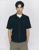 Giordano Crochet Texture Polo Neck Short Sleeve Cardigan (9Gg) 055536 [2Color]
