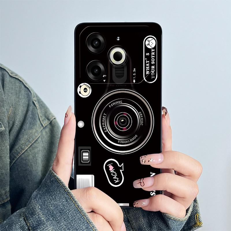 For Tecno Pova 6 Neo Phone Case Pova 6Neo Back Cover Silicone Cute Panda Flower Boys Girls Cartoon Shell Protective Coque Funda