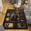 Dachshund Legacy Pattern Rug Floor Mat for Living Room or Bedroom Soft and Comfortable Carpet a Gift for Birthday and Holiday.