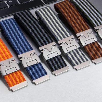 Universal 22mm Nylon Braided Elastic Band for Huawei Watch GT4 5 Pro 46mm Sport Strap for HUAWEI GT5 Amazfit Balance GTR 4/3 47mm Bracelet