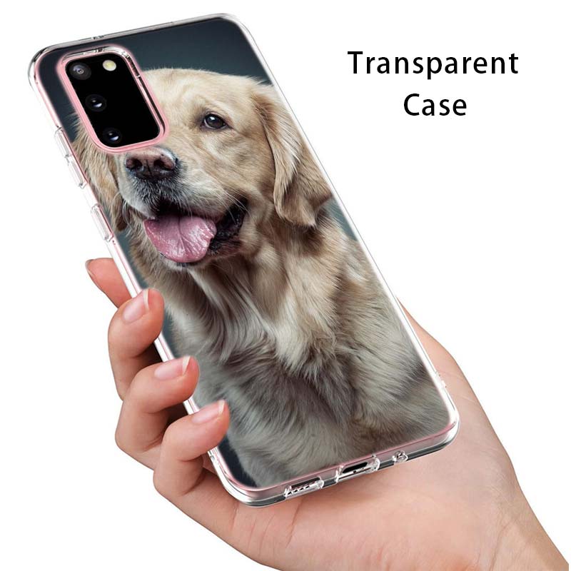 

Милый золотистый ретривер для Samsung Galaxy S22 Pro S21 S20 FE Ultra S10 S10E Lite S9 S8 Plus S7 S6 Edge мягкий чехол для телефона Samsung S6 Edge
